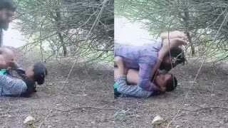 Dehati slut fucked and filmed outdoors