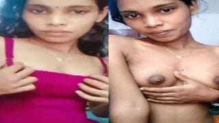 Mallu girlfriend topless nude selfie video
