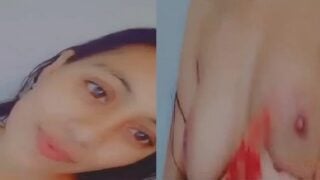 Horny village pussy rubbing and nude body showing