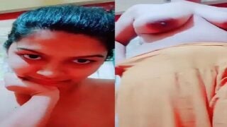 Chubby babe big boobs and village pussy in nude