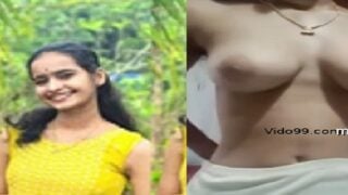 College girl from Kerala village sex topless show