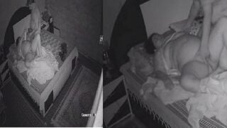 Indian couple CCTV village sex while son sleeping