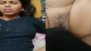 Hairy pussy Marathi wife missionary sex with big dick