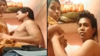 Bilaspur village gf boobs sucked and pussy fucked hard