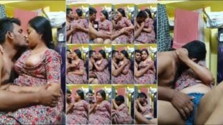 Tamil wife big boobs and pussy fingered sitting on lover lap