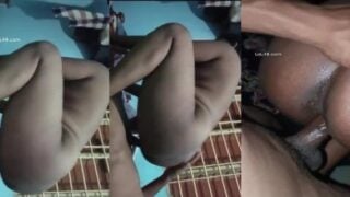 Horny wife pumping sex riding husband dick at home