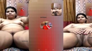 Naked fingering video call of desi girlfriend MMS