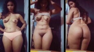Tall desi girl nude boobs shake and bathing under shower