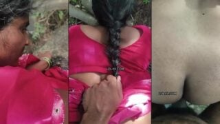 Bhabhi outdoor doggy fucking with neighbor uncle