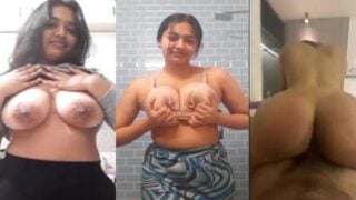 Huge boobs chubby GF doggy fucking hardcore xxx