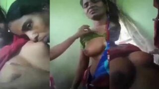 Village lesbian aunties boob sucking and scissor sex