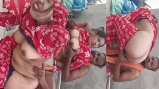 Bhabhi fucking in terrace with husband brother