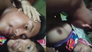 Assamese couple romance with kissing and fucking
