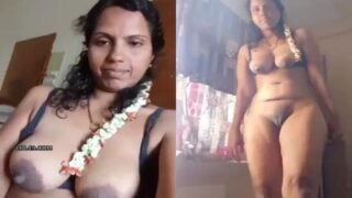 Tamil wife boobs showing like two huge melons