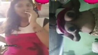 Tamil wife playing naked with big boobs and pussy