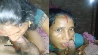 Naughty village bhabhi blowjob to husband brother