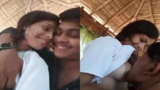 Desi lovers sex fun in hut restaurant viral scandal