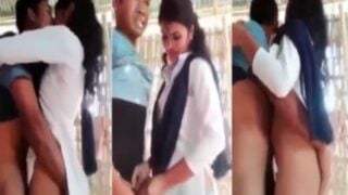Assamese college girl outdoor fucking in standing state
