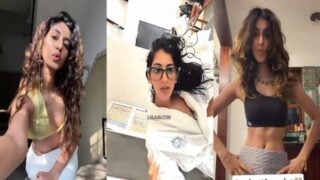 Hottest Instagram girl dancing and nipple slip