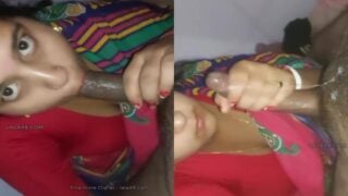 Big dick husband fucking his wife mouth in desi MMS