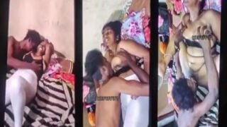 Cuckold husband wife fucking his boss for money