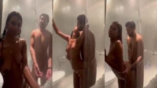 Office secretary nude sex under shower with bath