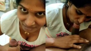 Marathi homemade sex video of horny bhabhi giving blowjob