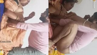 Shy desi wife pussy licking and fucking after hubby goes out