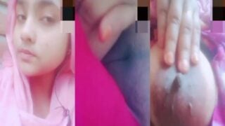 Young village girl shows virgin boobs and pussy