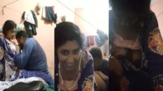 Famous Bengali boudi boob sucking and pussy fucking MMS